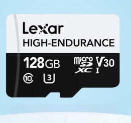雷克沙(Lexar)tf卡 行车记录仪内存卡 安防监控摄像头存储卡 高速MicroSD卡 128GB 读速100MB/s 写速45MB/s